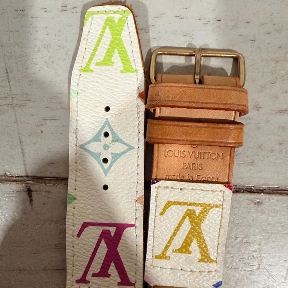 Louis Vuitton Multicolor Monogram Watch Strap - Picture 5 of 5